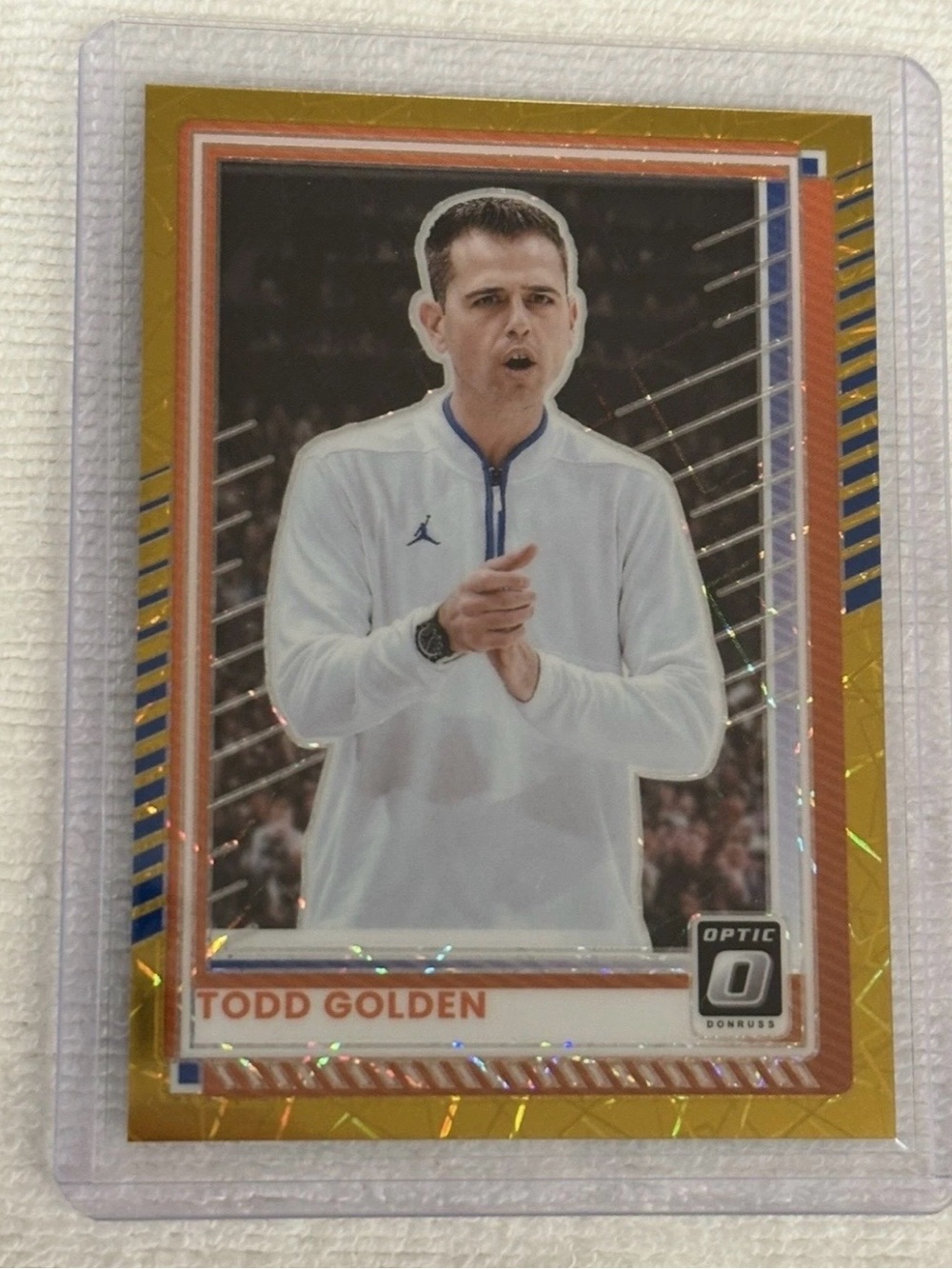 2025-26 Panini Donruss - Optic Todd Golden #195 Gold Prizm /10 - TRUE GOLD